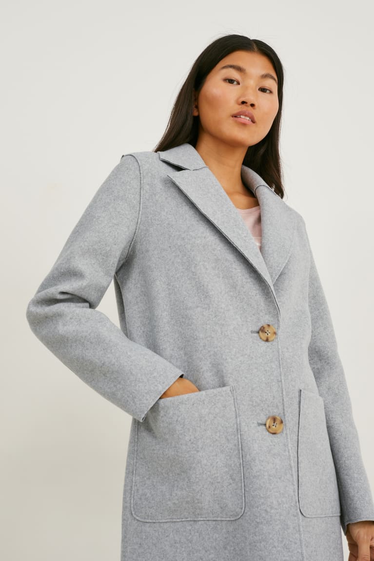  Grise Clair Manteaux C&A Coat - france SWB-3431464