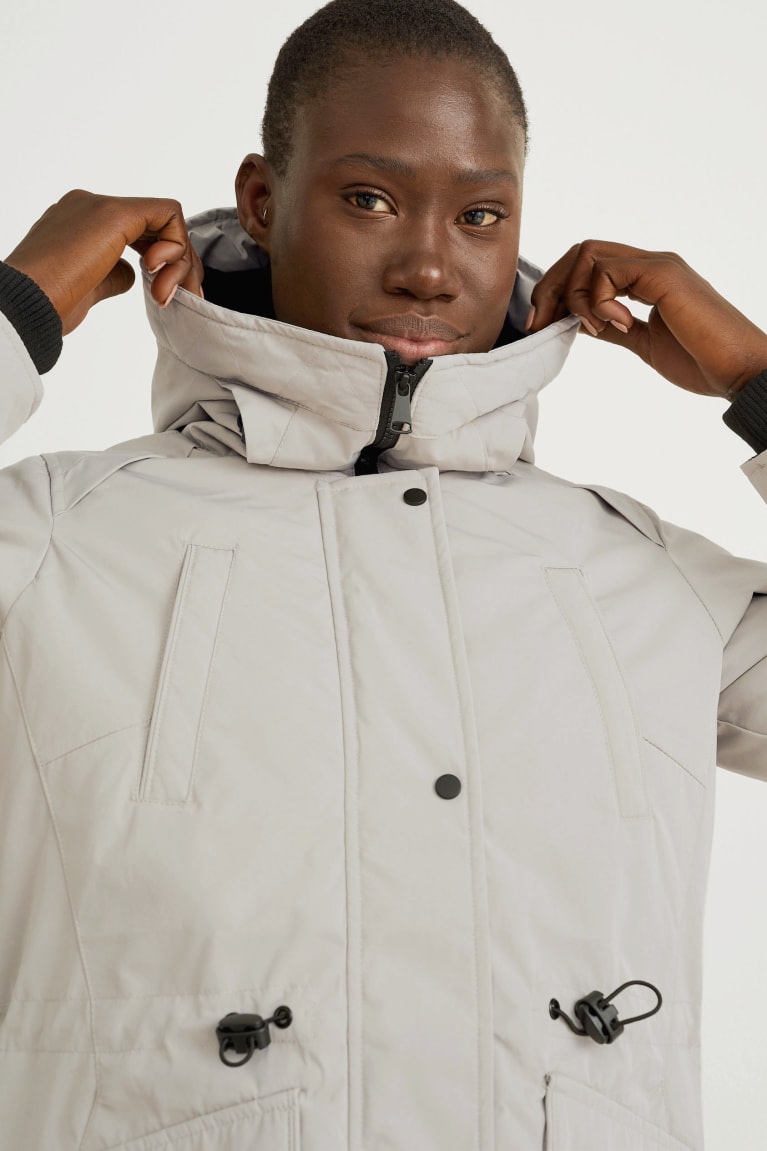  Creme Manteaux C&A Parka With Hood - france VXA-8448182