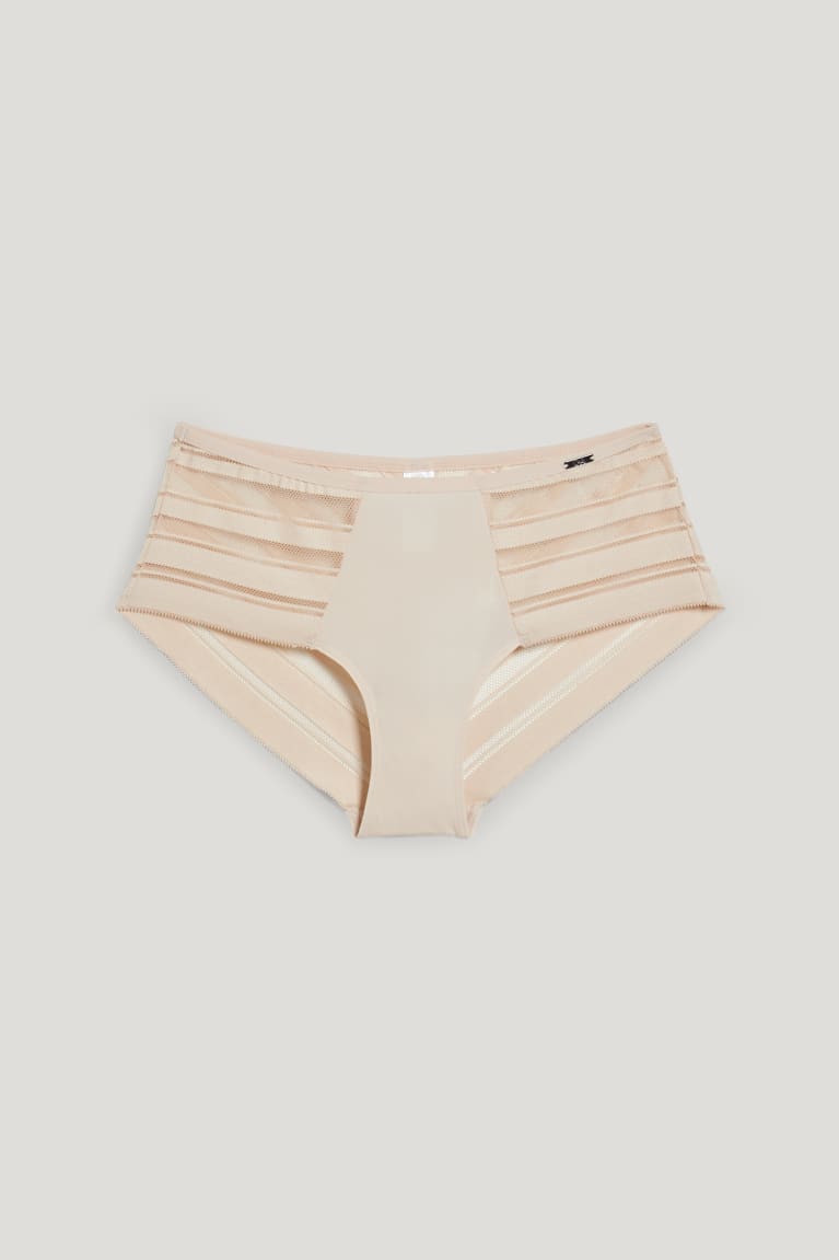  Beige Sous Vêtement C&A Hipster Briefs Lycra - france SQL-8582265