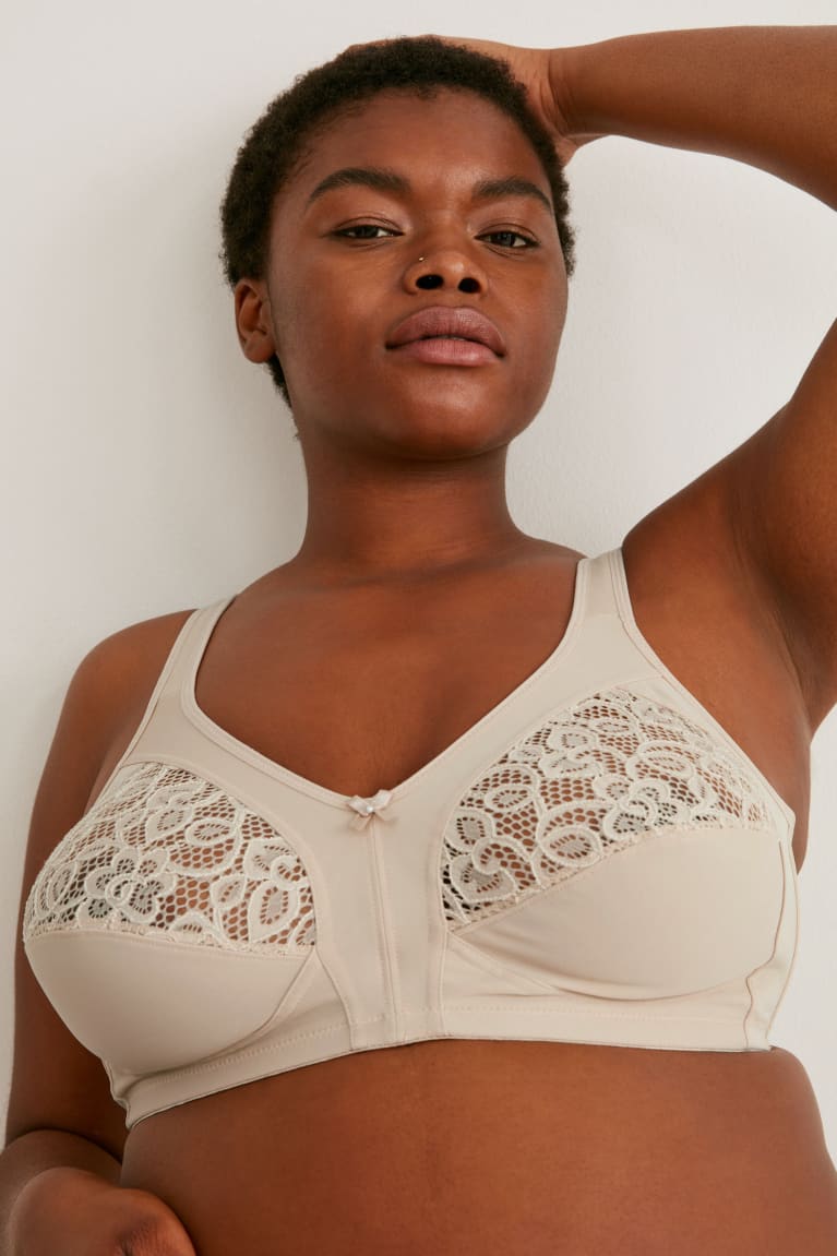  Beige Sous Vêtement C&A Non-wired Bra - france VCM-0311705