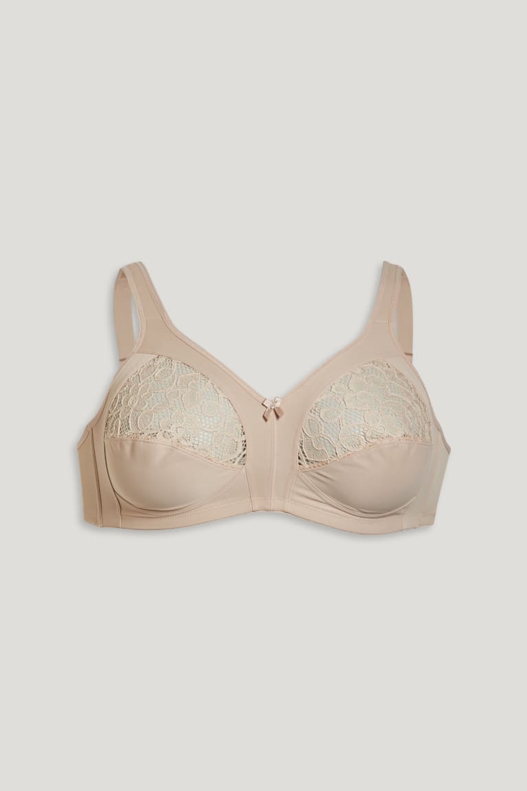  Beige Sous Vêtement C&A Non-wired Bra - france VCM-0311705