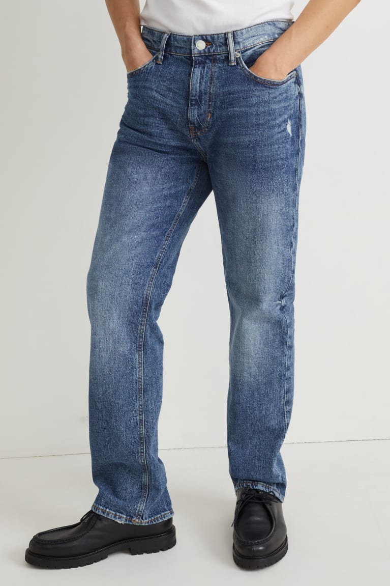  Bleu Bleu Clair Jean C&A Regular Lycra With Recycled Coton - france HGB-4226106