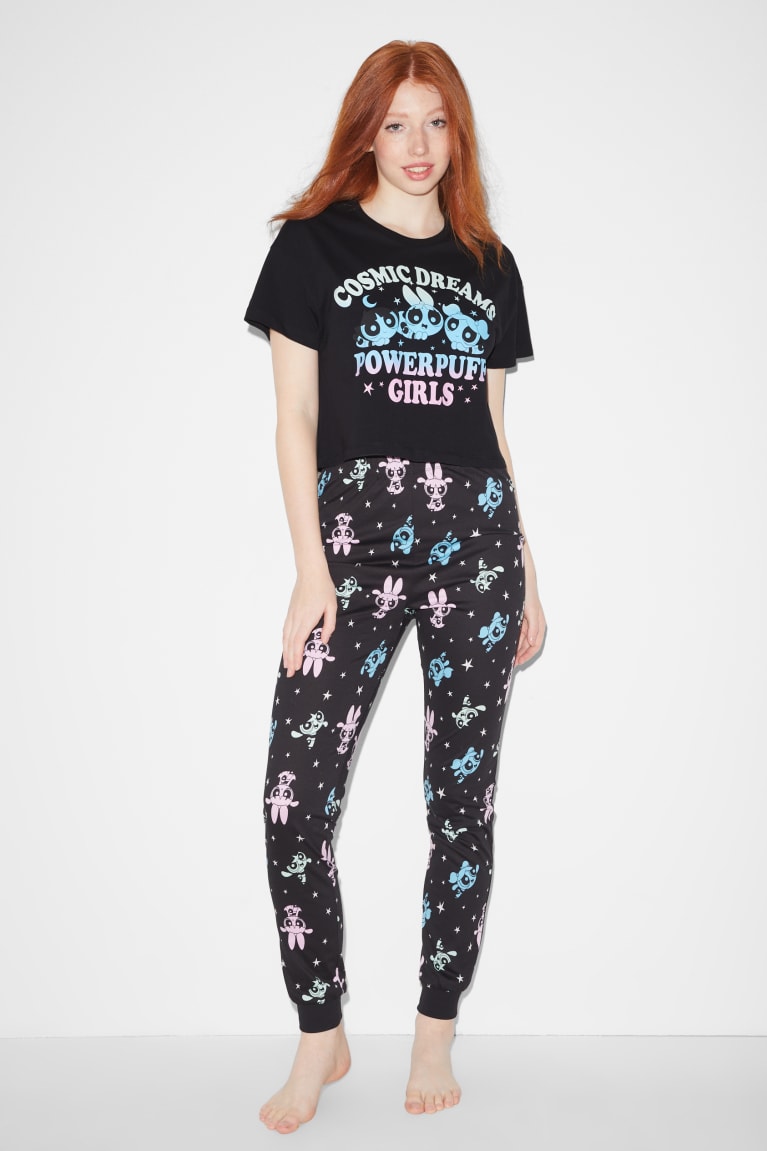  Noir Vêtement De Nuit C&A Clockhouse Pyjamas Powerpuff Girls - france HLP-6943755