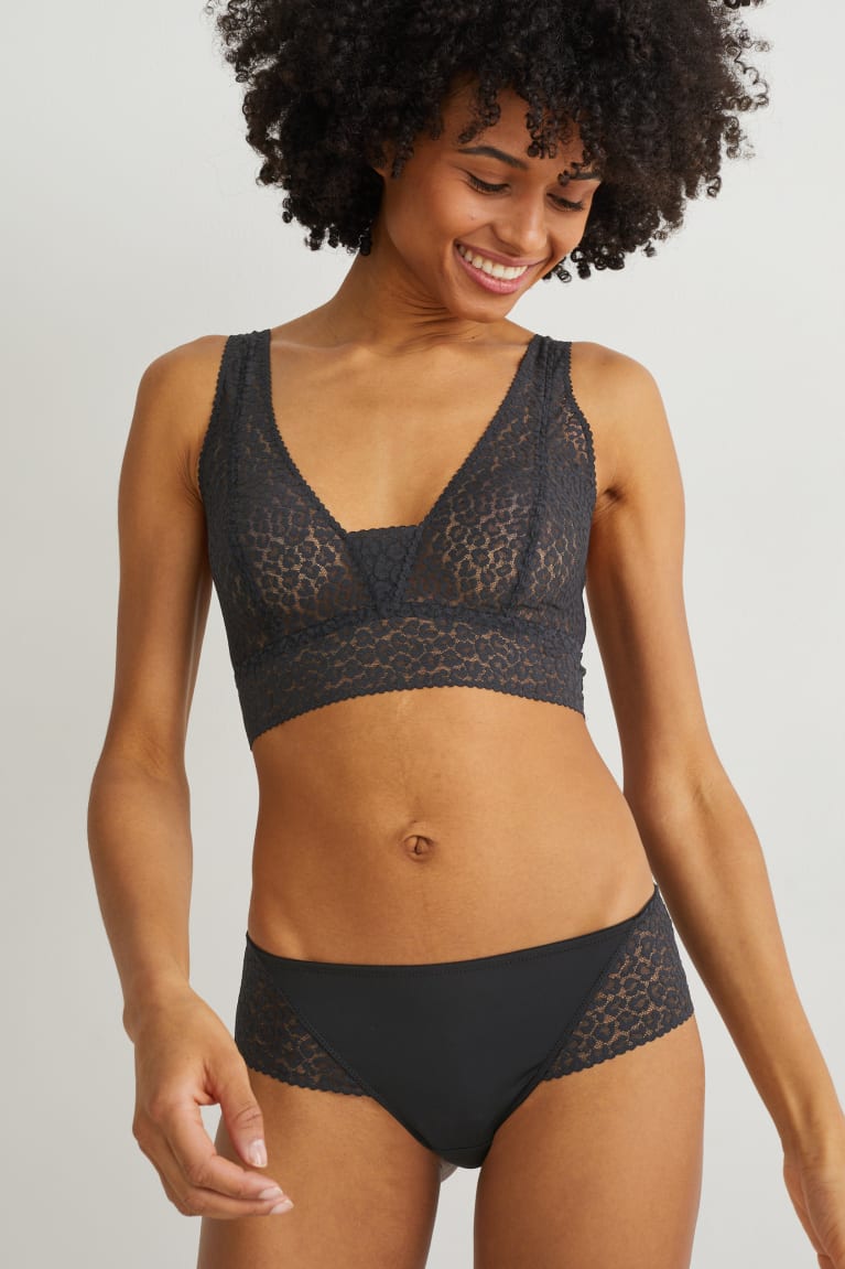  Noir Sous Vêtement C&A Bralette - france WBT-3676810