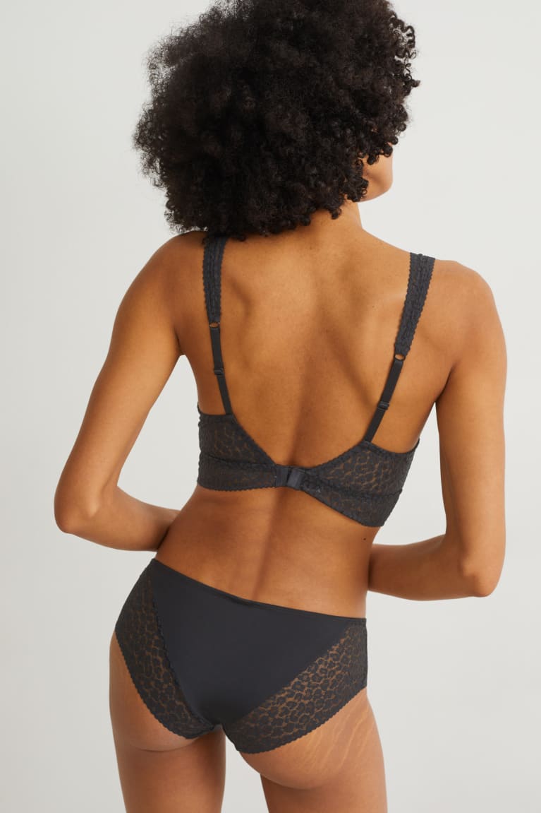  Noir Sous Vêtement C&A Bralette - france WBT-3676810