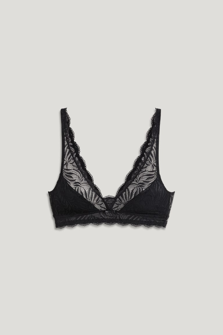  Noir Sous Vêtement C&A Bralette - france UJH-1187006