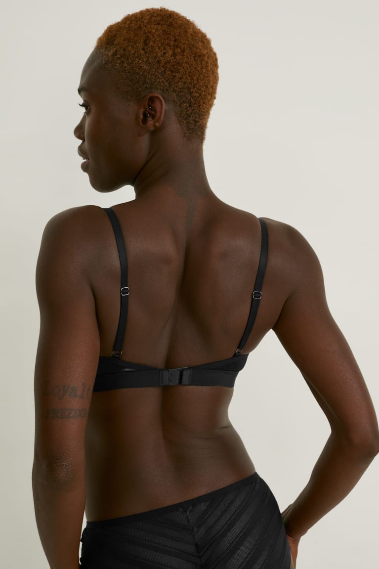  Noir Sous Vêtement C&A Bralette - france NFR-6820745