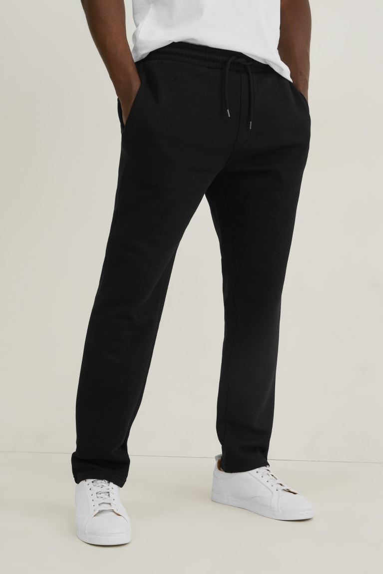  Noir Pantalons C&A Joggers Organic Coton - france VBC-6399327