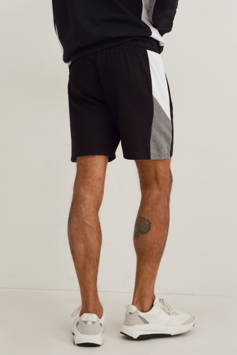  Noir Shorts C&A Sweat - france NVM-5077583