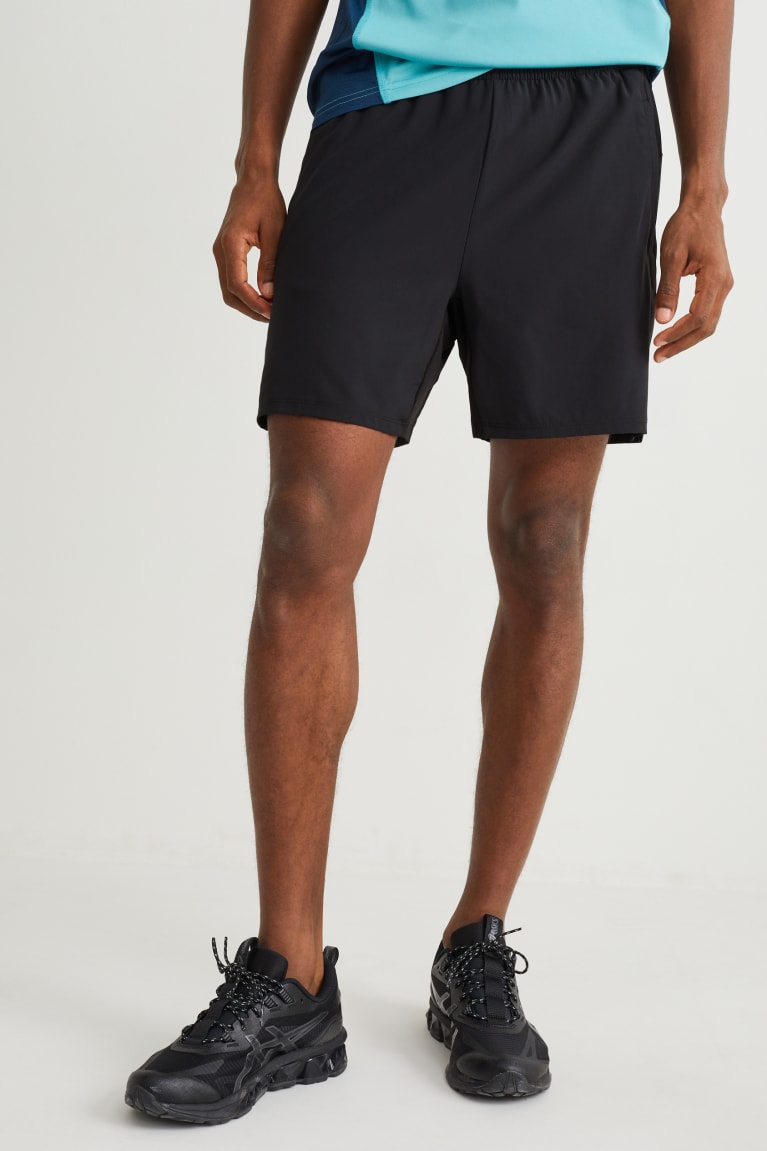  Noir Shorts C&A Technical - france HYB-5804392