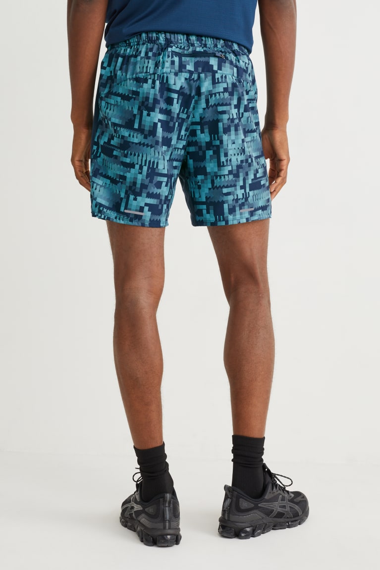  Bleu Bleu Foncé Shorts C&A Active - france QXI-8942226