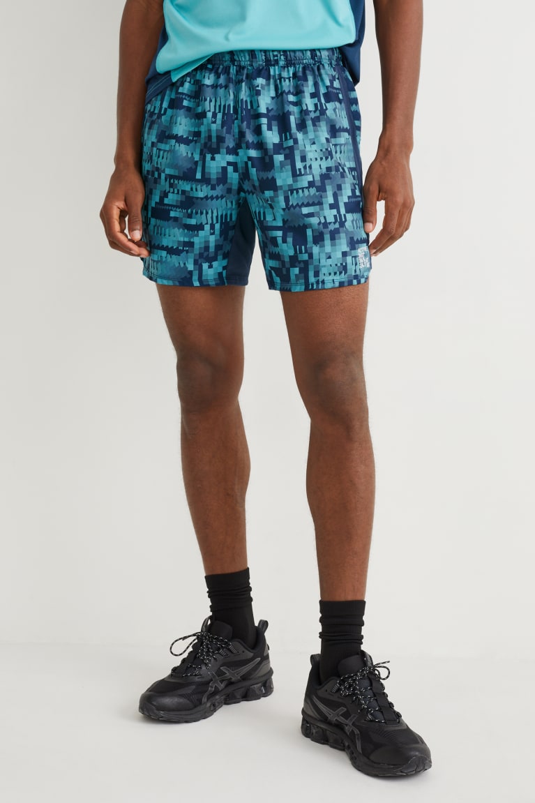  Bleu Bleu Foncé Shorts C&A Active - france QXI-8942226