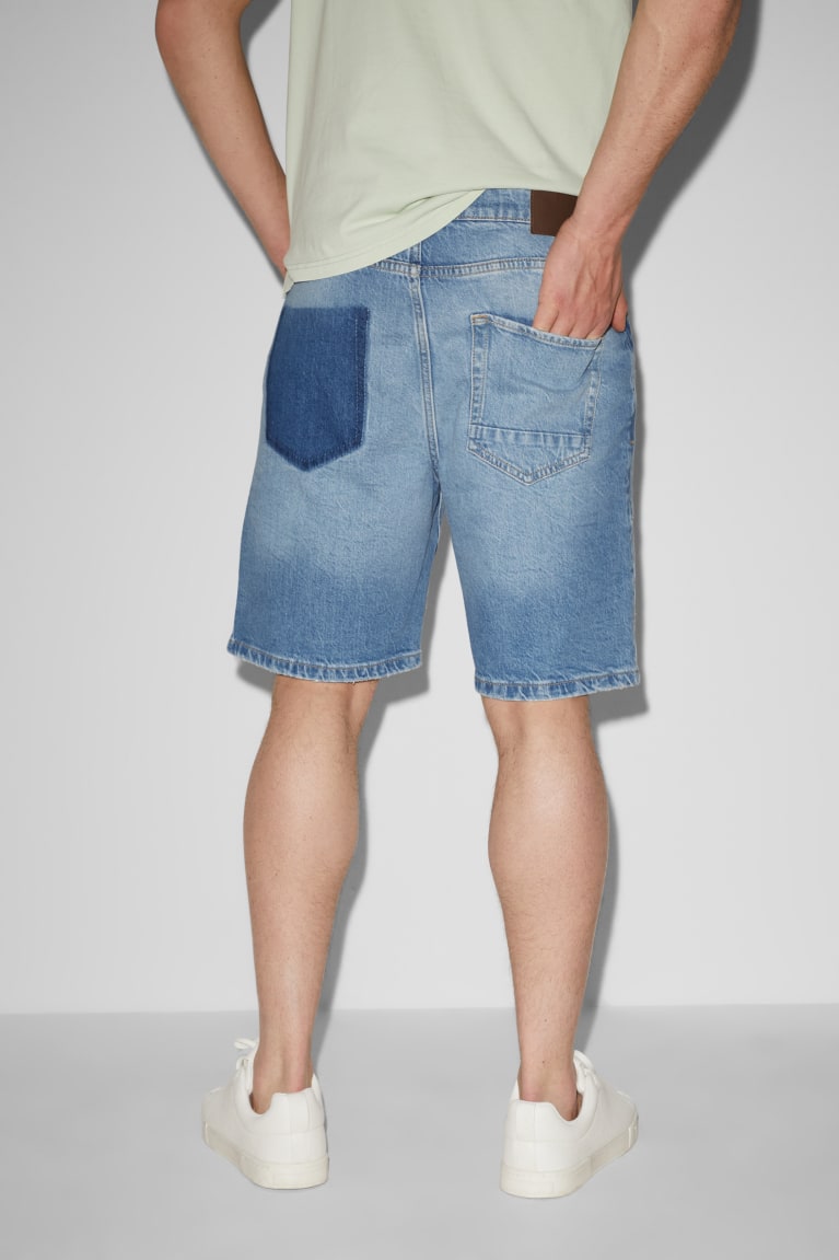  Bleu Bleu Clair Shorts C&A Clockhouse Denim Recycled - france DZZ-0810810