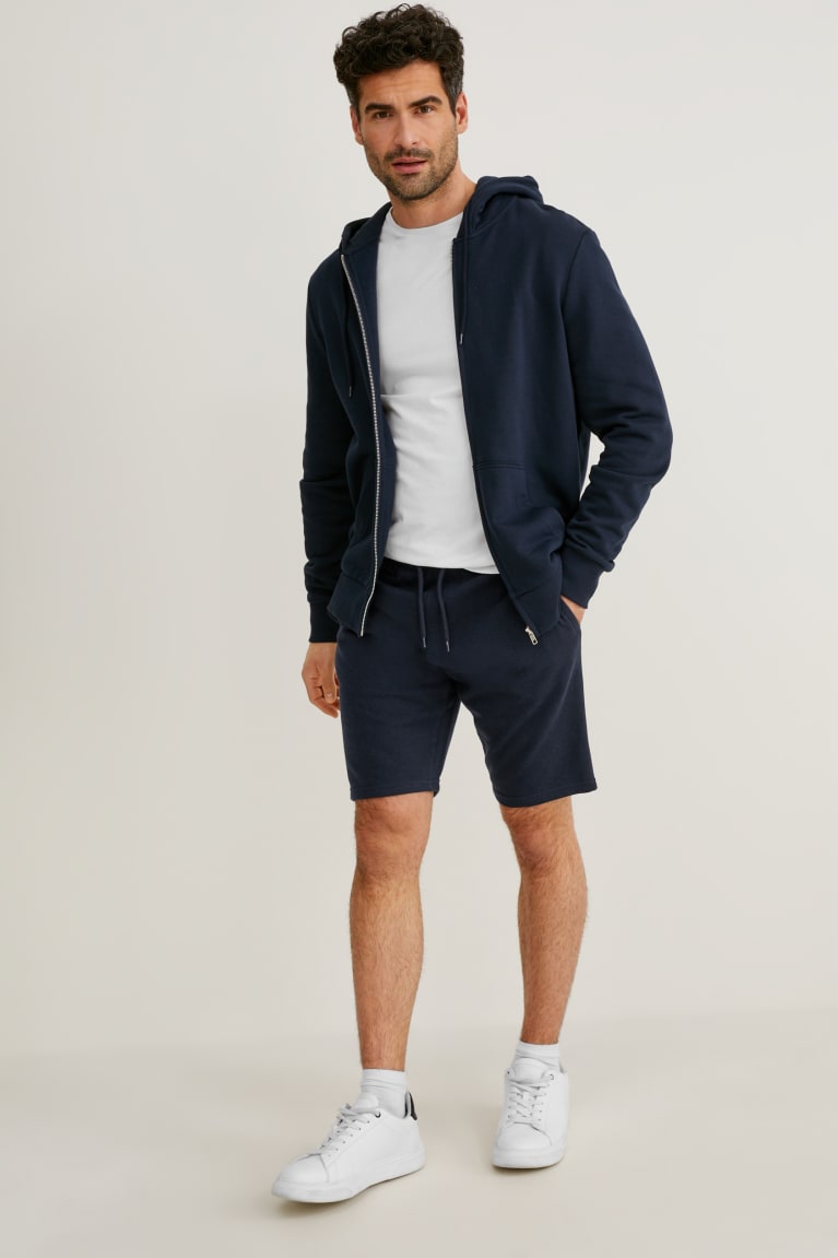  Bleu Foncé Shorts C&A Sweat - france NMA-5742908