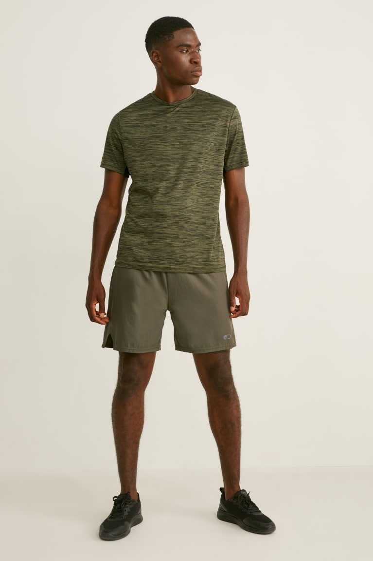  Vert Foncé Shorts C&A Active - france BKE-4089773