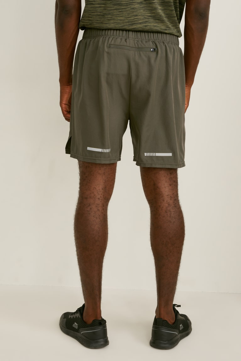  Vert Foncé Shorts C&A Active - france BKE-4089773