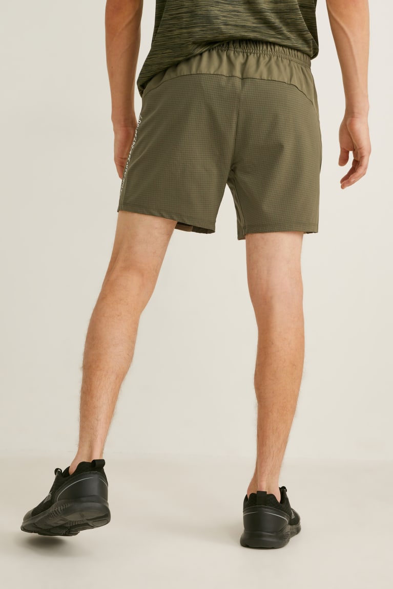  Vert Foncé Shorts C&A Active - france ZJQ-5334482