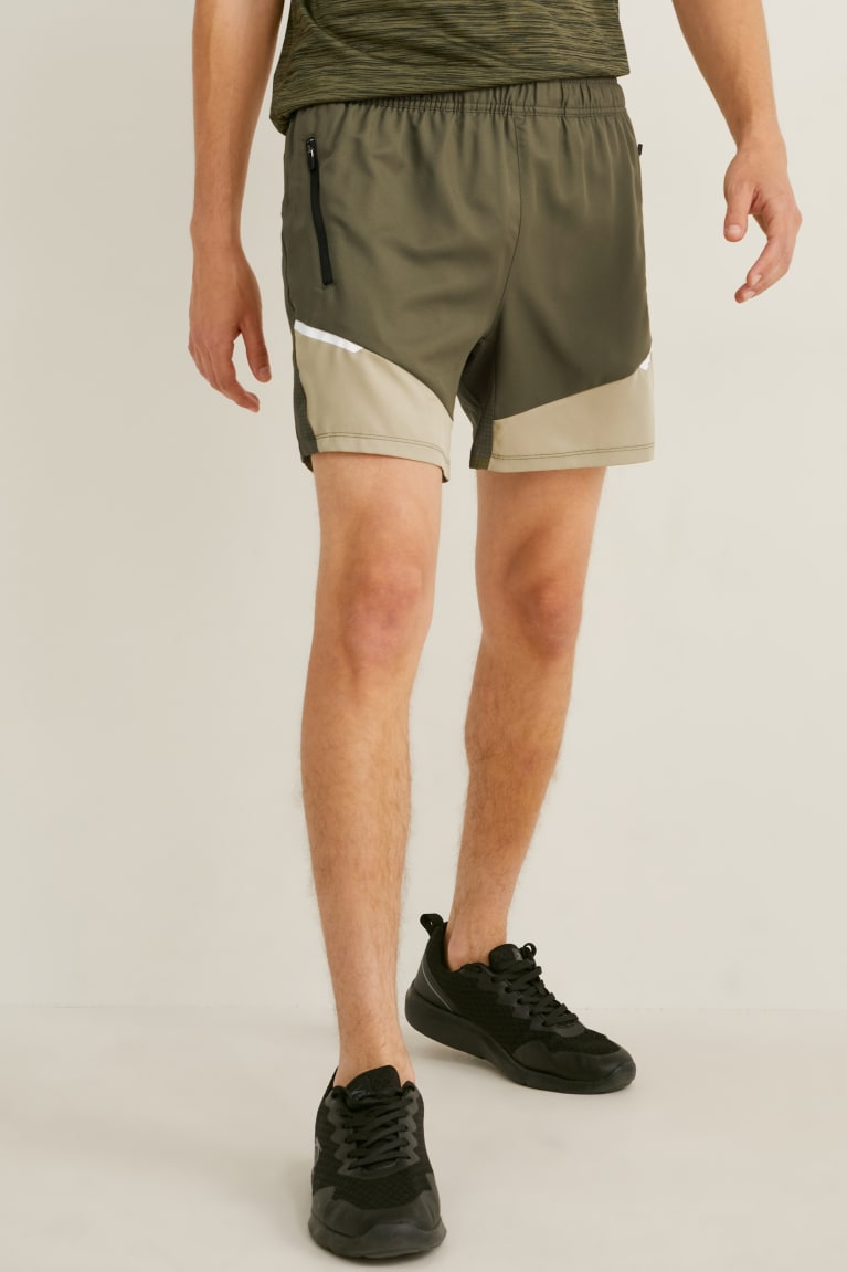  Vert Foncé Shorts C&A Active - france ZJQ-5334482