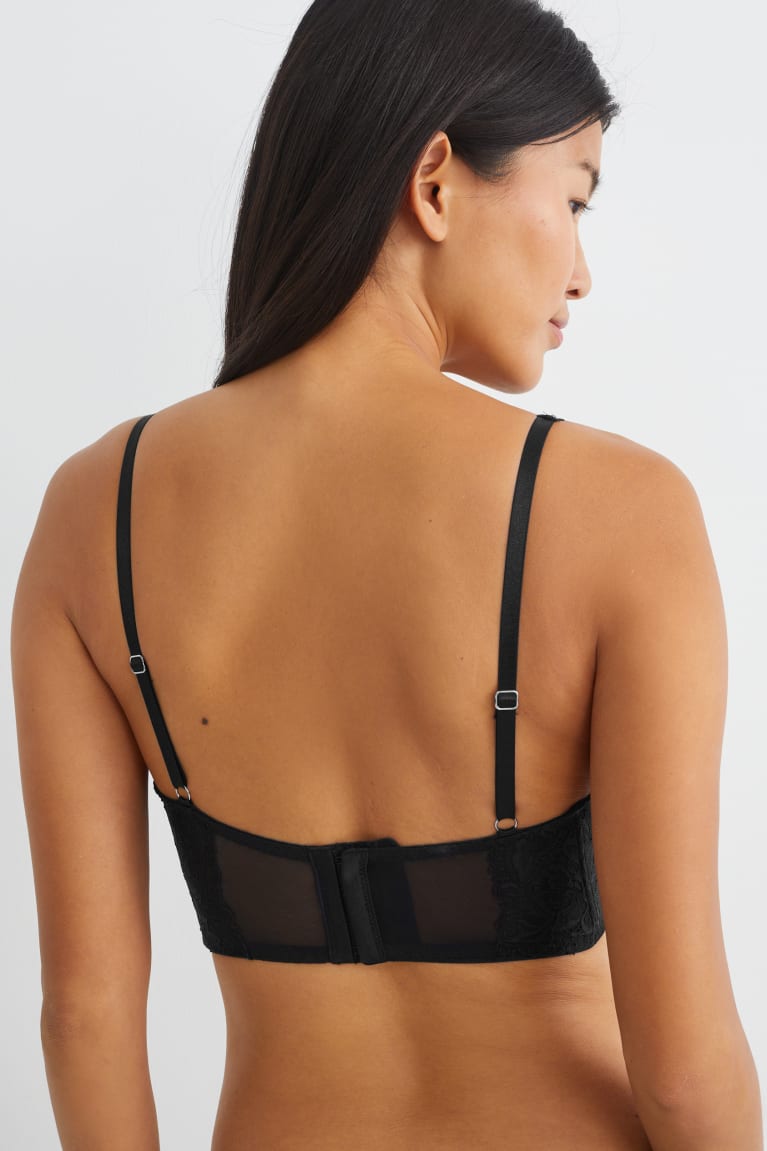  Noir Sous Vêtement C&A Bralette - france AHR-5985080