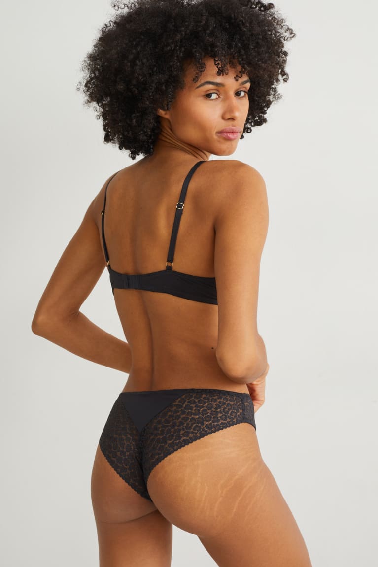  Noir Sous Vêtement C&A Briefs - france WRU-2395011