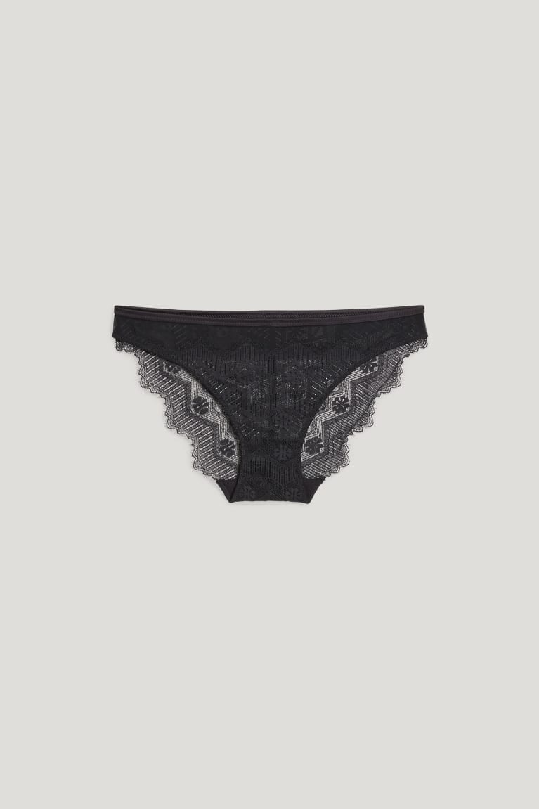  Noir Sous Vêtement C&A Briefs - france XNE-5720571