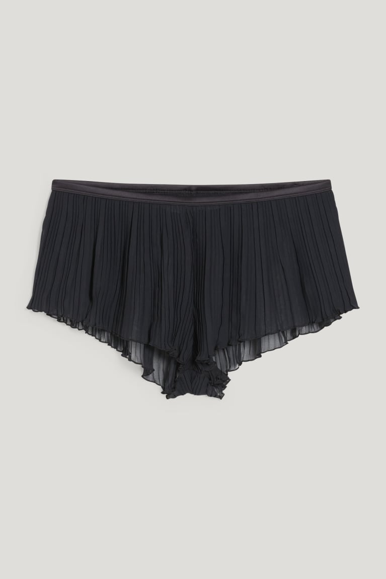  Noir Sous Vêtement C&A French Knickers - france QLX-8886351