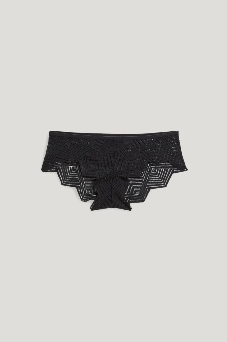  Noir Sous Vêtement C&A Hipster Briefs - france BYN-4162962