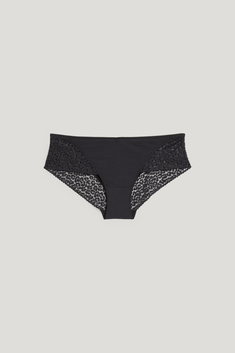  Noir Sous Vêtement C&A Hipster Briefs - france XNL-0543768