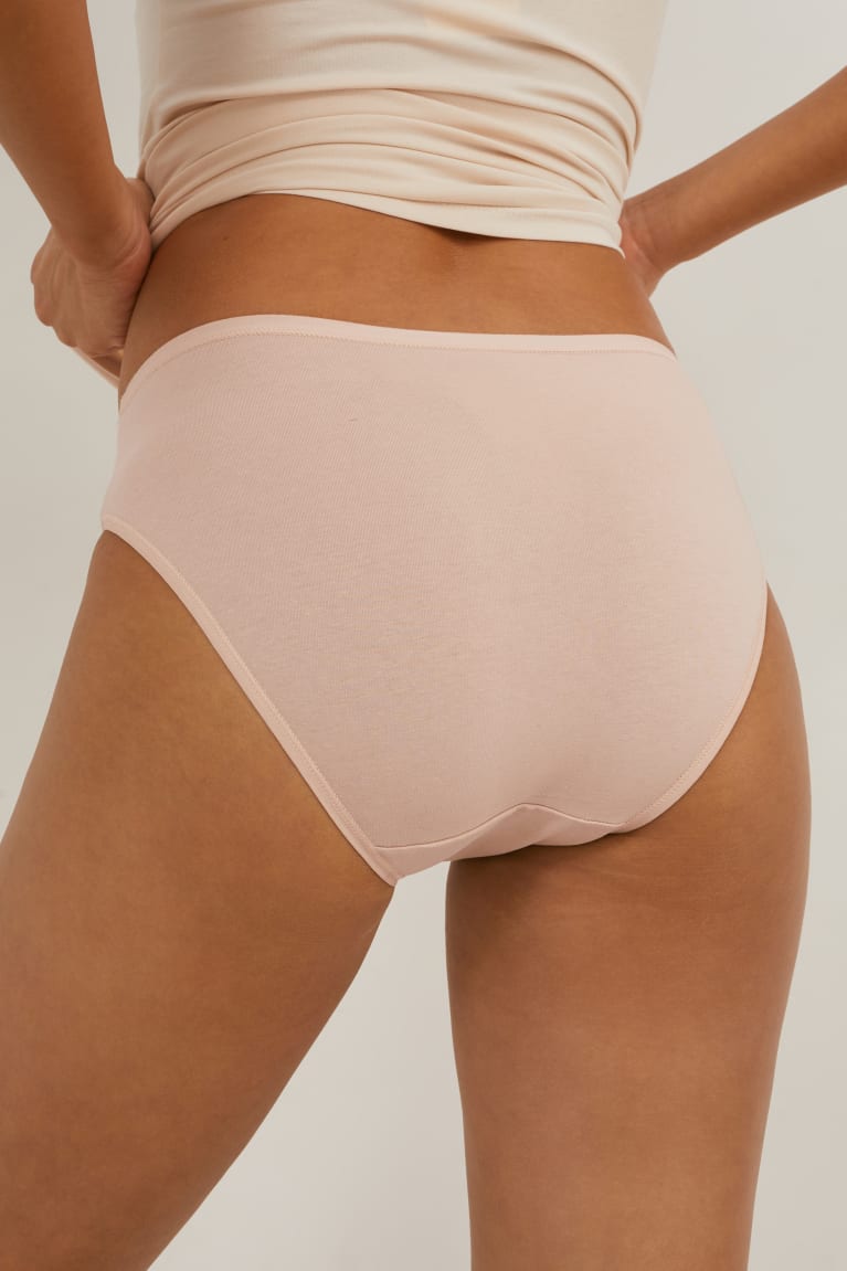  Beige Sous Vêtement C&A Multipack Of 3 Briefs Lycra - france SBL-8091210