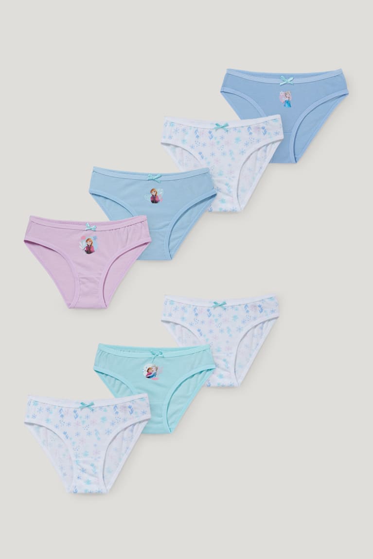  Bleu Clair Sous Vêtement C&A Multipack Of 7 Frozen Briefs Organic Coton - france MZW-9609672