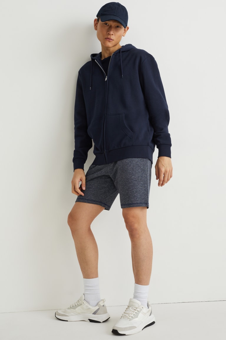  Grise Shorts C&A Sweat With Organic Coton - france UNV-9185019