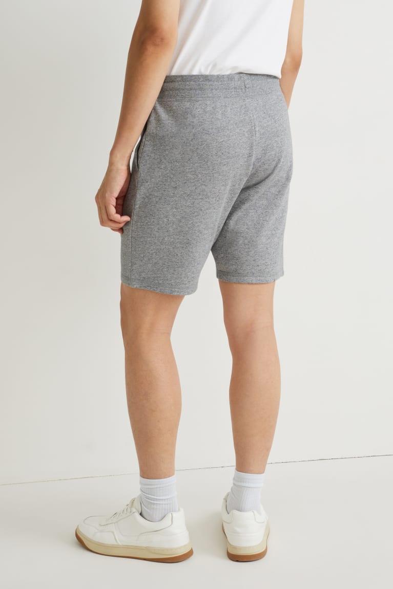  Grise Clair Shorts C&A Sweat With Organic Coton - france DKD-0518742