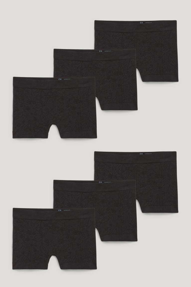  Noir Sous Vêtement C&A Multipack Of 6 Boxer Seamless - france HPK-4079505