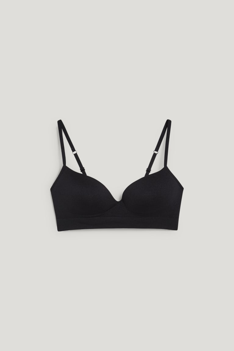  Noir Sous Vêtement C&A Non-wired Bra Rembourré Seamless - france VOP-2454009