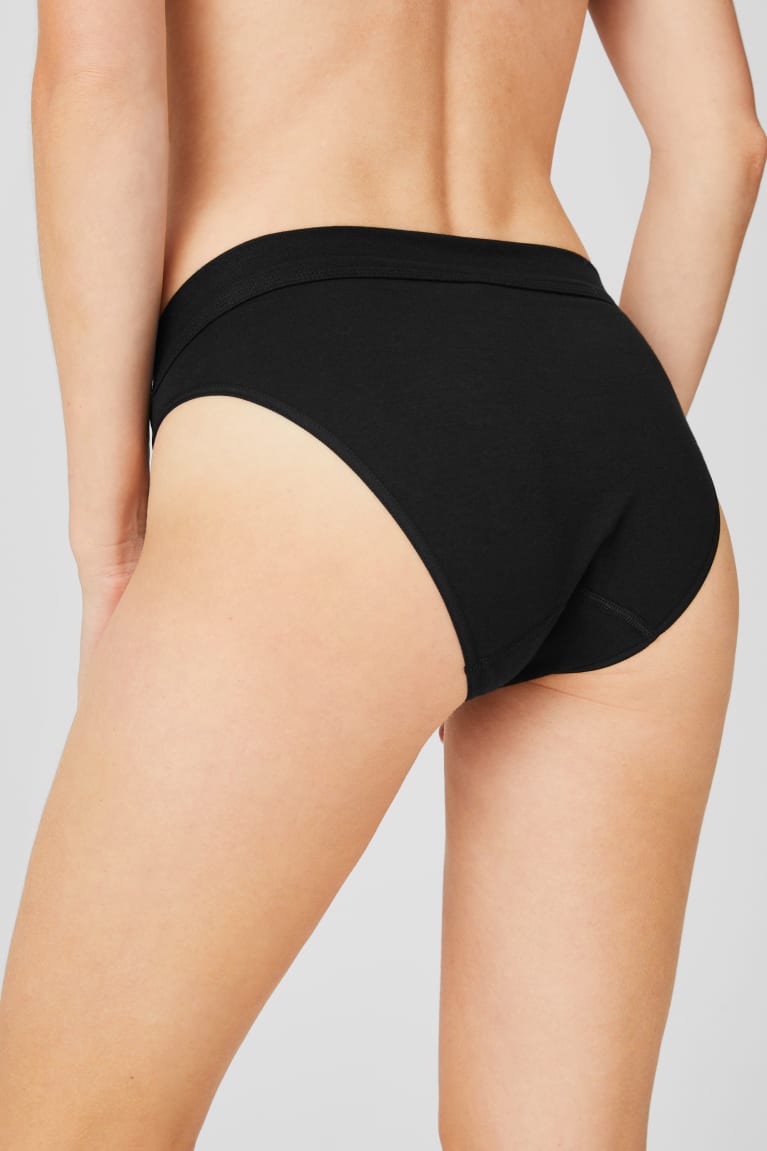  Noir Sous Vêtement C&A Speidel Briefs Organic Coton - france FZK-0596383