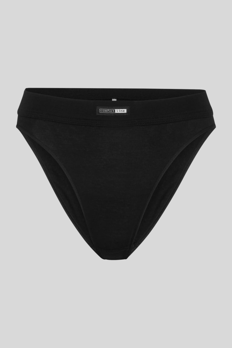  Noir Sous Vêtement C&A Speidel Briefs Organic Coton - france FZK-0596383