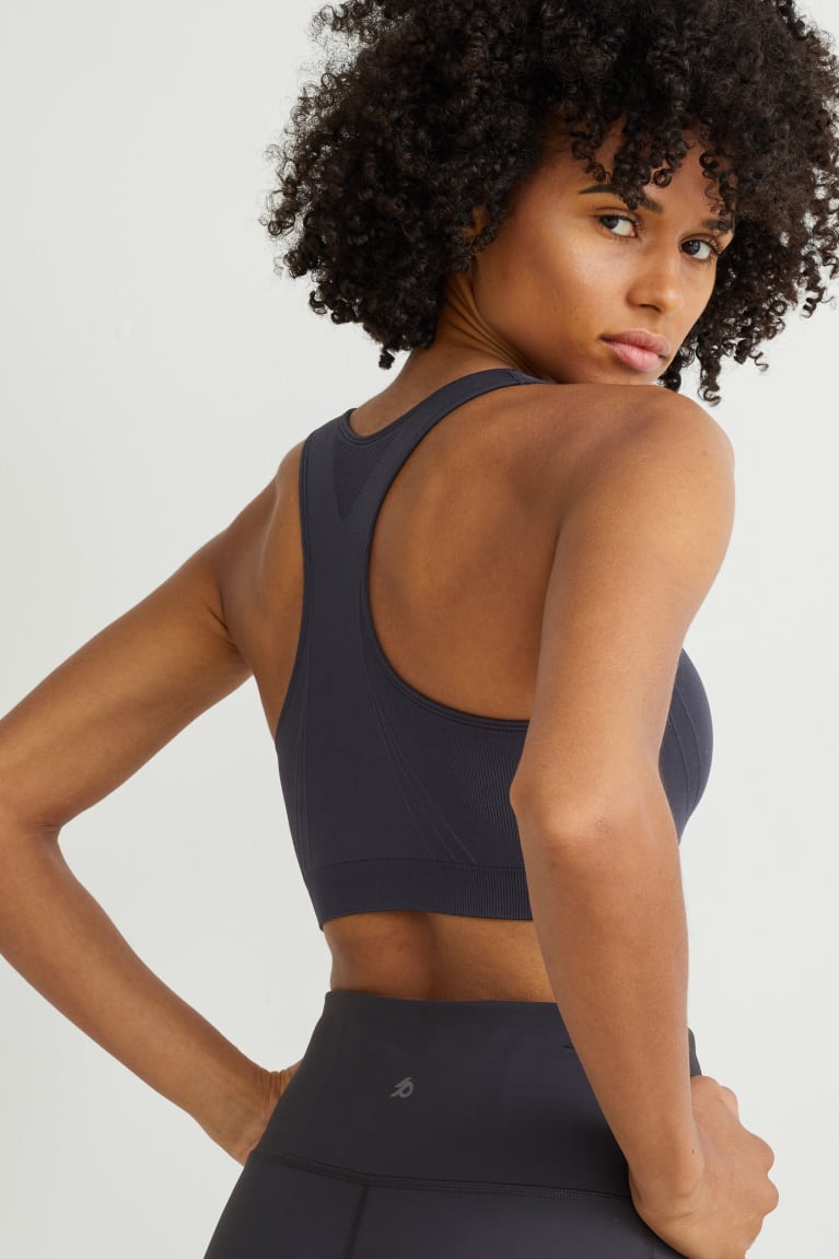  Noir Sous Vêtement C&A Sports Bra Rembourré - france PJW-4406780