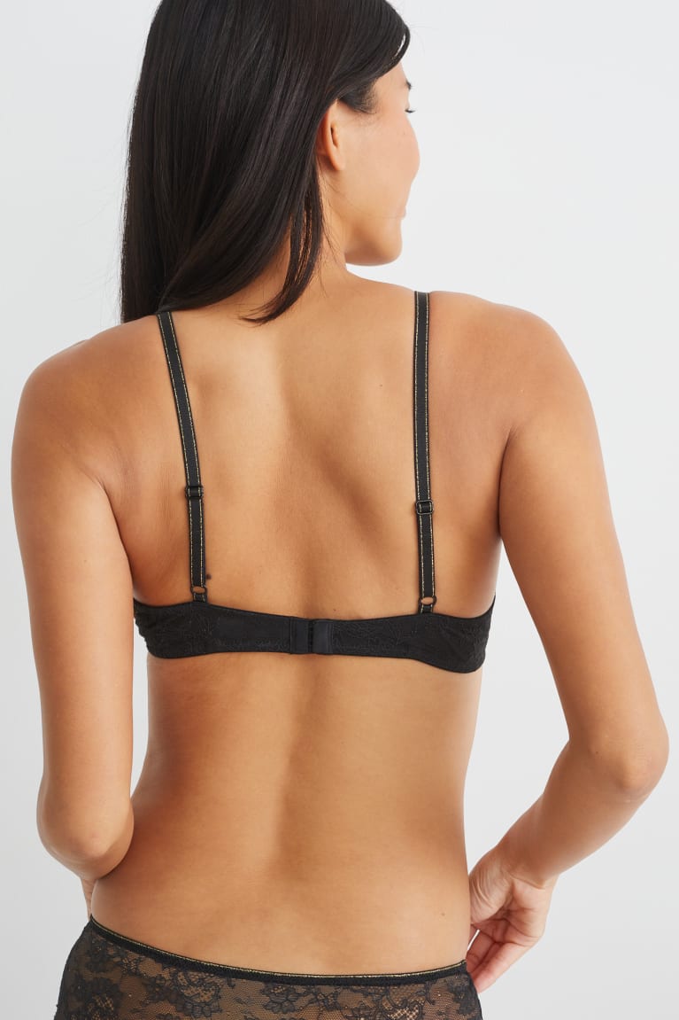  Noir Sous Vêtement C&A Underwire Bra - france QMB-1480260