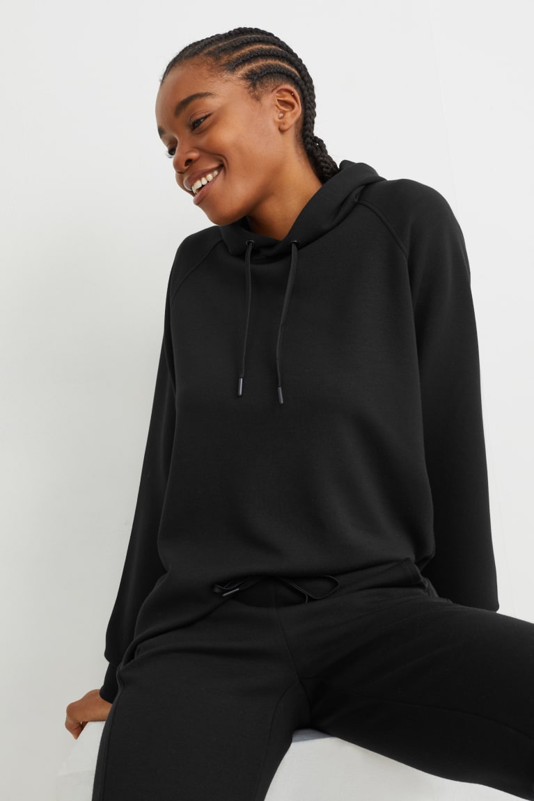  Noir Sweat à Capuche C&A Basic - france JLF-6701614