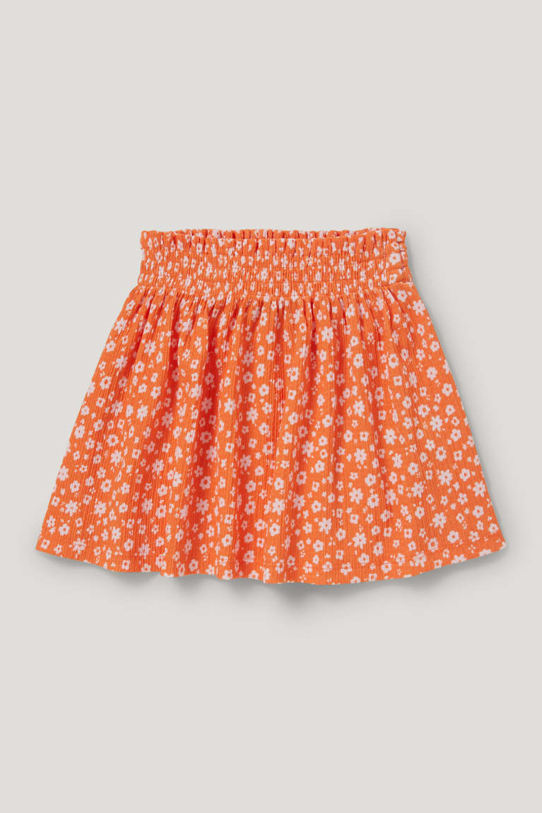  Orange Jupe C&A Floral - france VIX-3904798