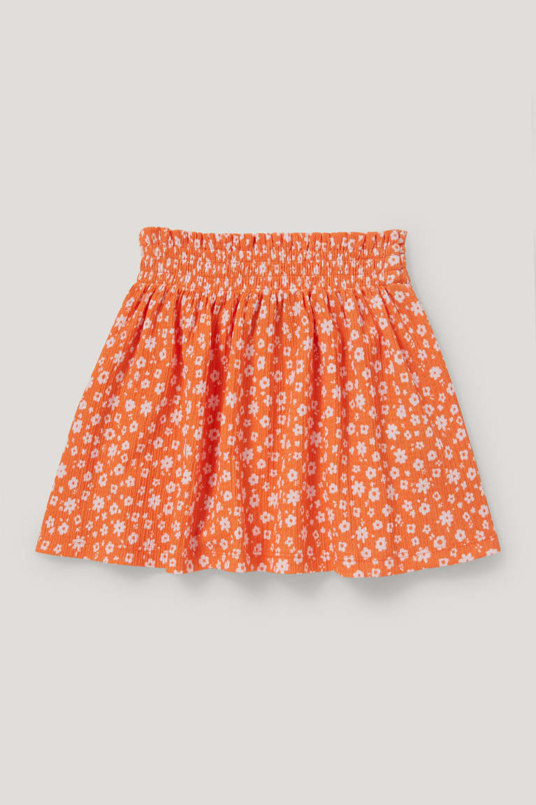  Orange Jupe C&A Floral - france VIX-3904798