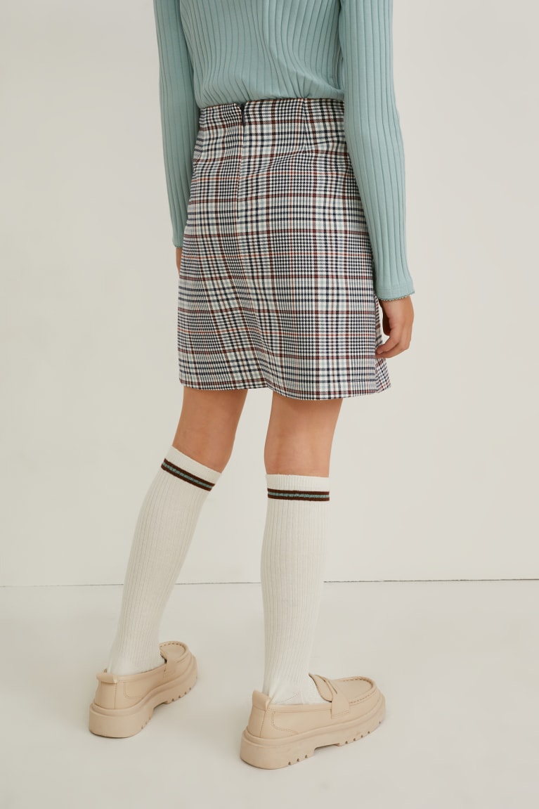  Blanche Jupe C&A Set And Knee-high Socks 2 Piece - france NZI-9133144