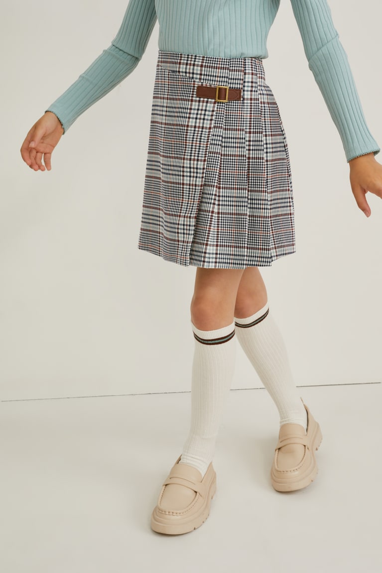  Blanche Jupe C&A Set And Knee-high Socks 2 Piece - france NZI-9133144