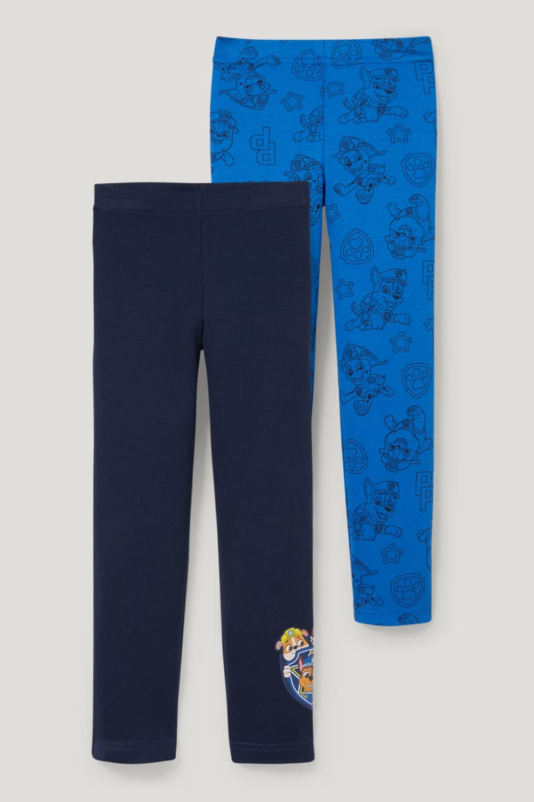  Bleu Foncé Sous Vêtement C&A Multipack Of 2 Paw Patrol Long Pants Organic Coton - france XFE-2966358