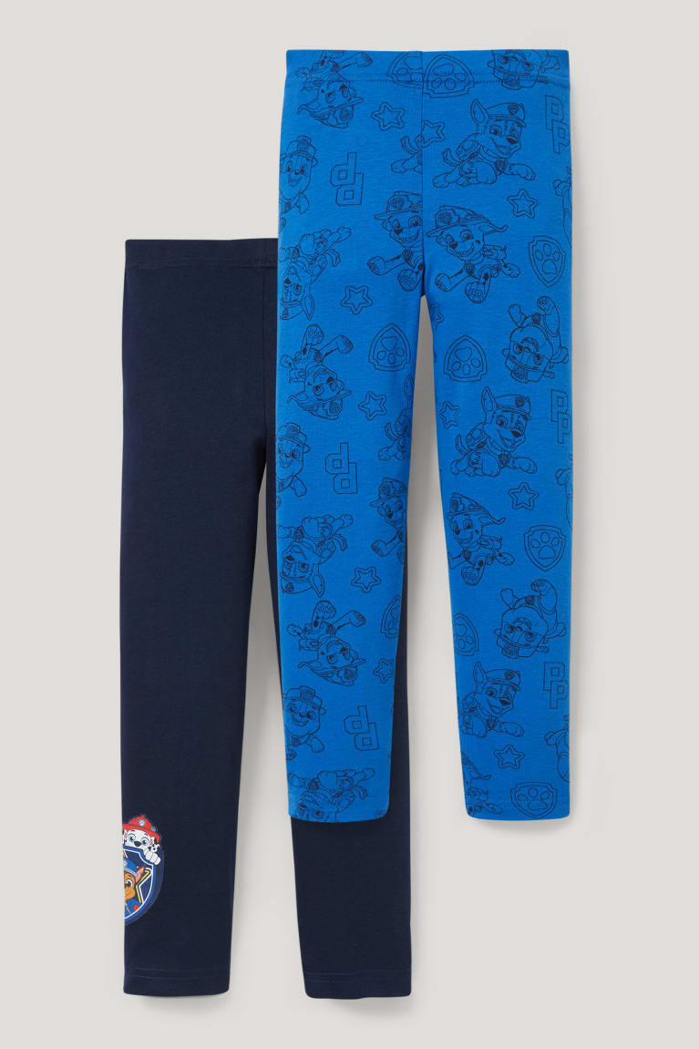  Bleu Foncé Sous Vêtement C&A Multipack Of 2 Paw Patrol Long Pants Organic Coton - france XFE-2966358