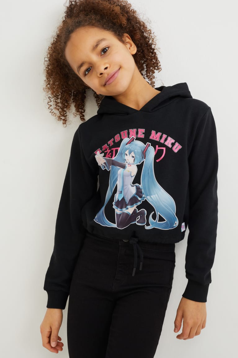  Noir Sweat à Capuche C&A Hatsune Miku - france SKK-0367100