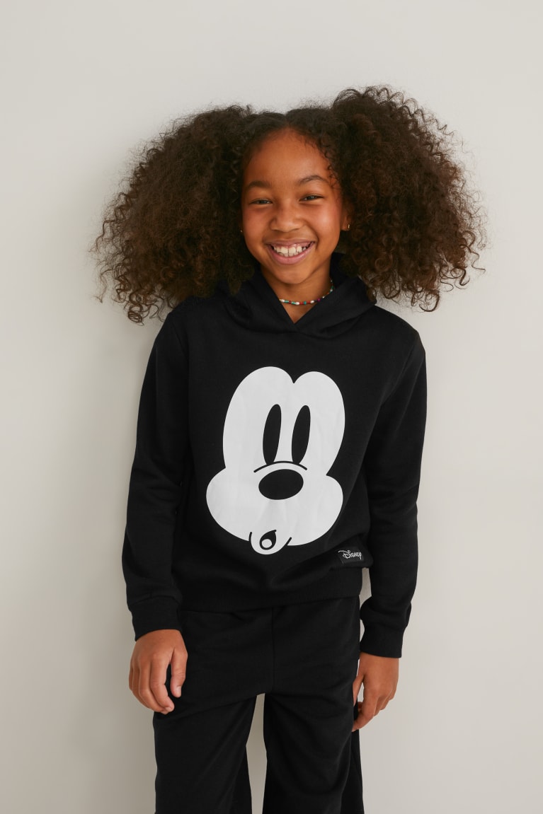  Noir Sweat à Capuche C&A Mickey Mouse - france WXR-5906653