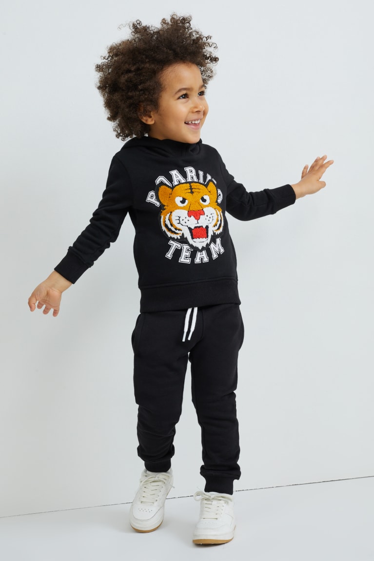  Noir Sweat à Capuche C&A Set And Joggers 2 Piece - france OAR-9522575