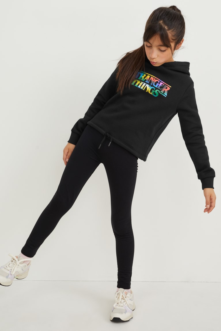  Noir Sweat à Capuche C&A Stranger Things - france RHN-5752420