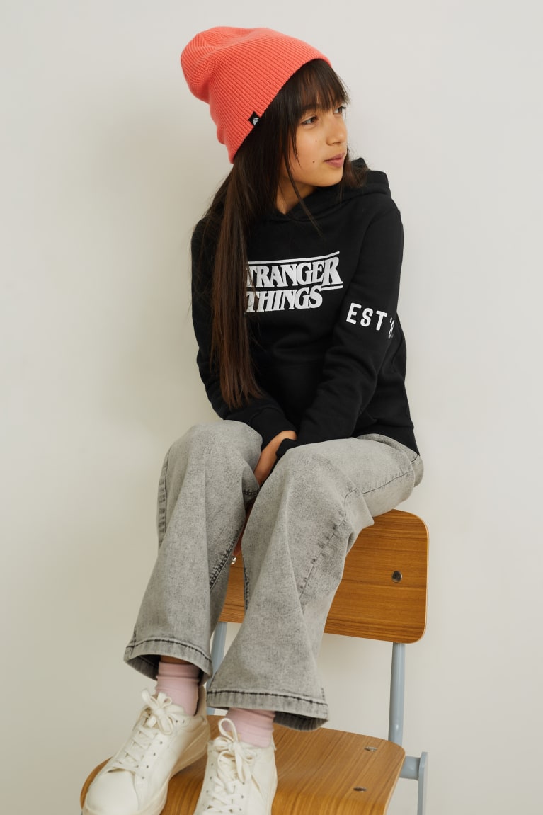  Noir Sweat à Capuche C&A Stranger Things - france HBZ-4081591